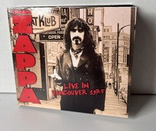 Frank Zappa Live in Vancouver 1975  (CD, 2022) 2 Disc Set Vgc Art Rock