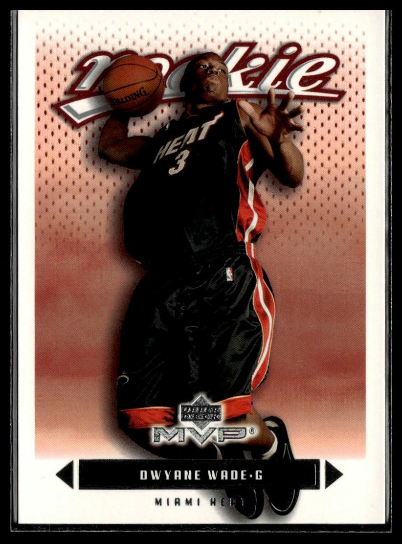Dwyane Wade #205 Basketball Cards 2003 Upper Deck MVP trading card — raw and PSA graded price guide