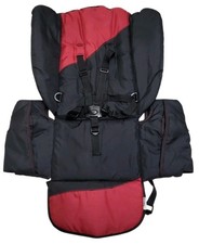 Hauck Eagle Kinderwagensitz nur Stoff mit Hüftgurten in schwarz und rot