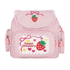Girl Embroidery Strawberry School Backpack Children s Schoolbag Student Girls