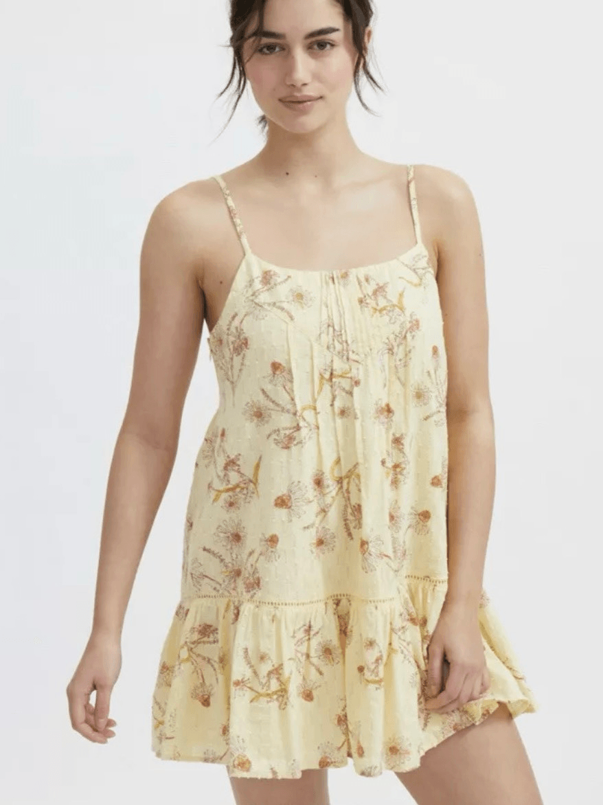 NEW Urban Outfitters UO Women’s Medium Dina Cotton Frock Mini Dress