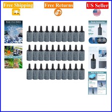30 Pack Grey 1-Inch Aquarium Air Stones for Fish Tanks  DWC Systems