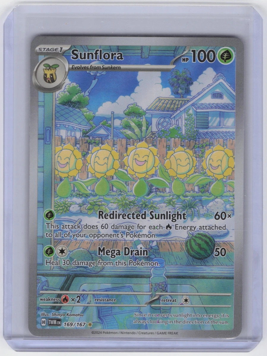 sunflora pokemon card Over the Brick – Pokémon Colorless Artist Sunflora - 16/115 Holo Rare