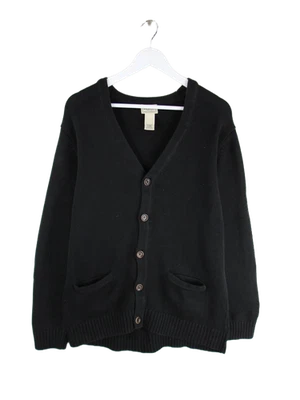 L.L. Bean 90s Vintage Strickjacke Schwarz M Herren - Bild 1 von 4