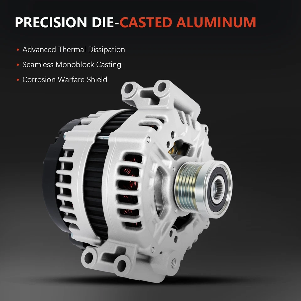 Alternator 11302 for BMW 135i 335i 5 Series 3.0L 2008-10 12317558219 12317558220 - Image 3 of 4