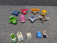 Super Wings Transforming Plane Action Figure & Airplane 2 Inch Crew Lot of 13