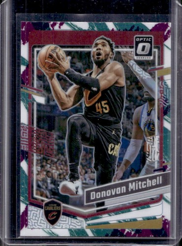 2023-24 Panini Donruss Optic Donovan Mitchell Jazz Prizm #26 Cavaliers