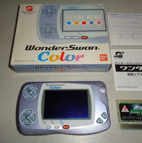 ~Boxed Bandai WonderSwan Color w/ Game -Serviced- -US Seller- ~Cleaned & Works~