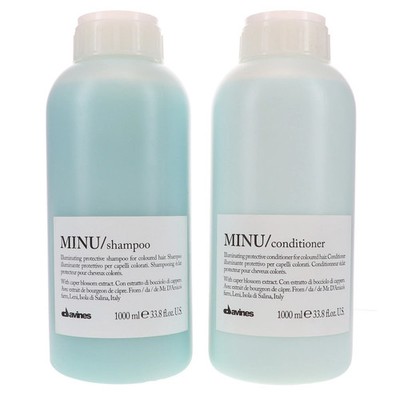 Davines MINU Illuminating Shampoo 33.8 oz & Davines MINU Conditioner 33.8oz