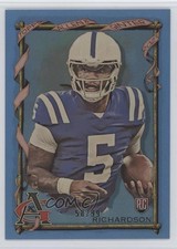 2023 Topps Composite Allen and Ginter Blue Portrait /99 Anthony Richardson 12jy