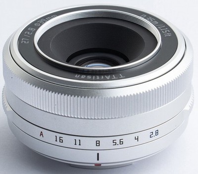 TTArtisan AF 27mm f2,8 Fujifilm X (APS-C) silber | TTArtisan Objektiv für Fuji