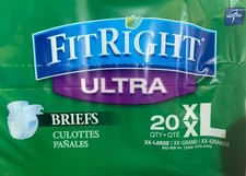 FitRight Ultra Extra Briefs Culottes panales XL 57-66 in. ( 145-168 cm )