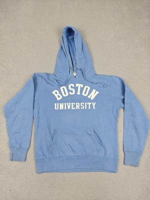 Vintage Camp David Hoodie Womens Medium Blue Boston University Pullover  Graphic | eBay