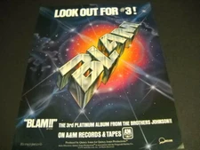 BROTHERS JOHNSON 1978 Soul Promo Display Ad LOOK OUT FOR #3 Platinum Album BLAM