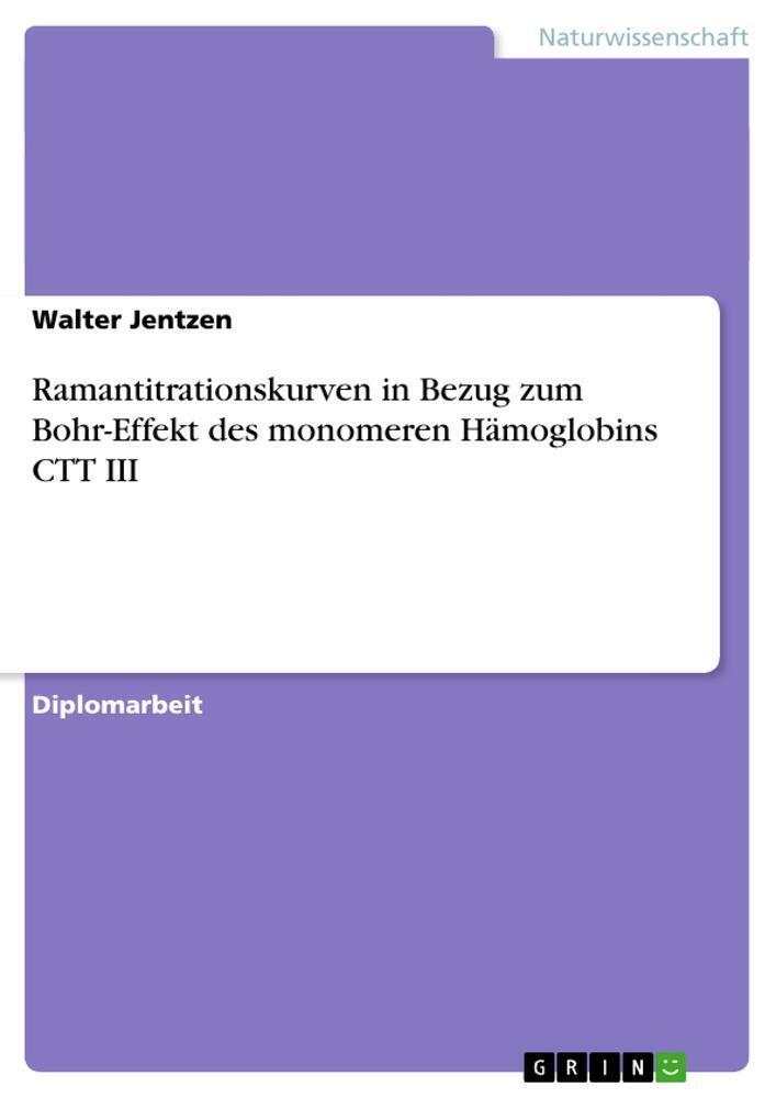 Thumbnail - Walter Jentzen | Ramantitrationskurven In Bezug Zum Bohr-effekt Des