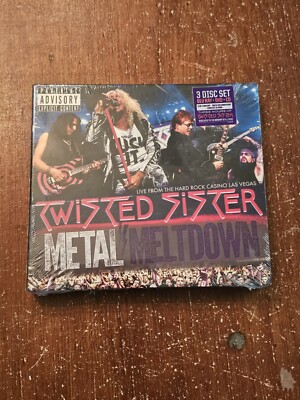 CD+DVD+Blu-Ray！3枚セット！TWISTED SISTER TWISTED SISTER-CD DVD BLU-RAY METAL MELTDOWN 3-DISC SET! NEW