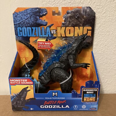 Godzilla Vs. Kong Battle Roar Godzilla Playmates Toys Figure Monsterverse NEW | eBay