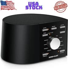 Sound+Sleep High Fidelity Sleep Sound Machine with 30 Guaranteed Non-Looping
