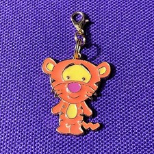 Tigger - Disney Enamel Clip-on Charm / Winnie The Pooh Keychain, Zipper Add-ons