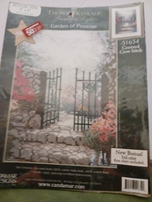 CANDAMAR DESIGNS Thomas Kinkade Garden Of Promise #51634 Cross