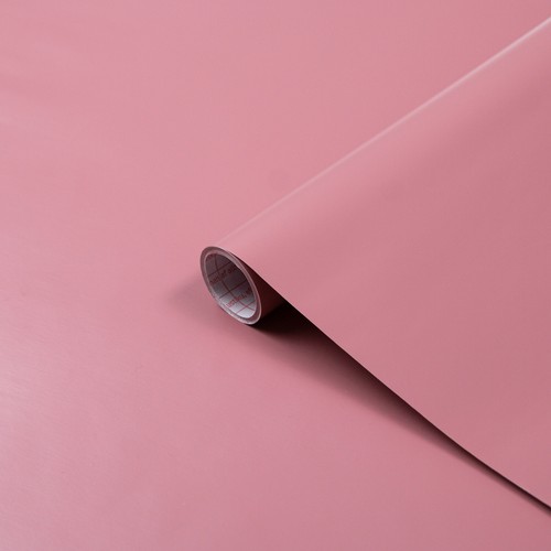 ASH ROSE PINK MATT KLEBRIGE RÜCKSEITE KUNSTSTOFF SELBSTKLEBEND VINYL FOLIE WICKEL 2m x 67cm - Bild 13 von 16