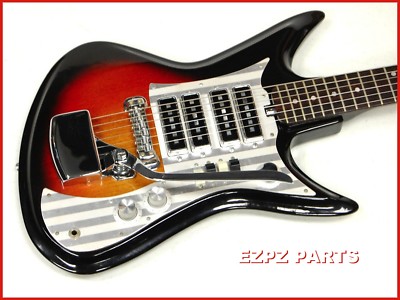 Japanese Long Version Tremolo Arm + Hardware, 60s Teisco type EZPZ