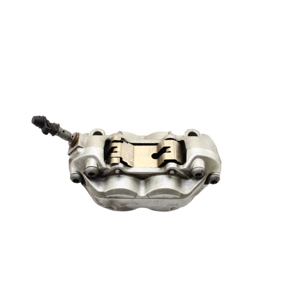 2008 - 2013 DUCATI 848 FRONT BRAKE CALIPER SET PAIR BREMBO RIGHT LEFT SILVER - Image 4 of 4