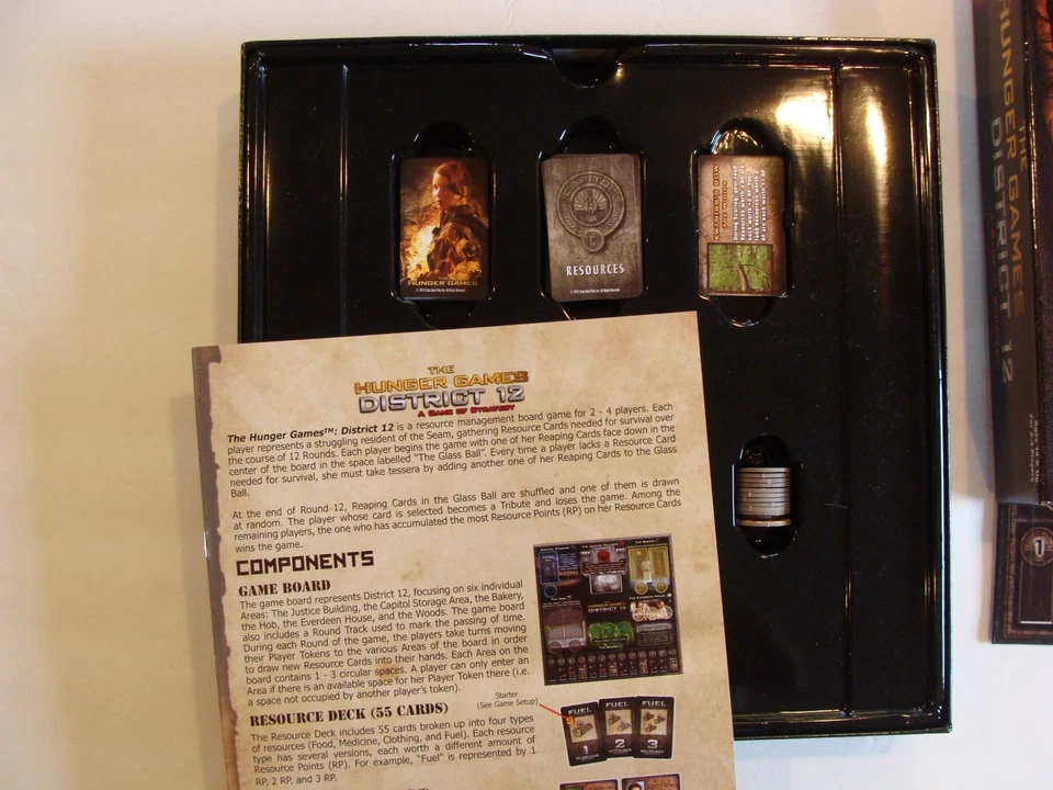 The Hunger Games Movie The District 12 Strategy Board Game COMPLETE!  EUC! - Image 4 of 4