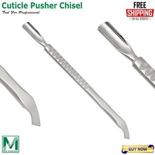 Professional Cuticle Pusher Chisel Stainless Steel High Quality Pusher Nail Care