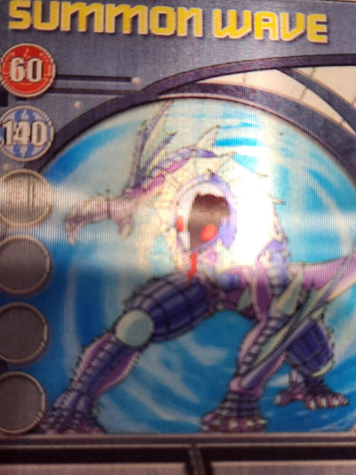 Bakugan Series 8 - 39/48N Blue Ability Card - Trap Slam