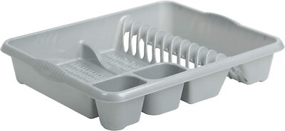 Wham Casa große Abtropfschale Multi Silber 46,5 x 38 x 9 cm