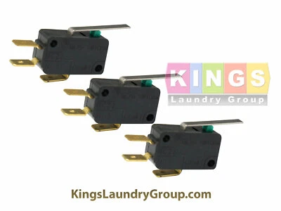 3PK (OEM) Genuine Washer Door Switch For Speed Queen Huebsch F200203200 F340923