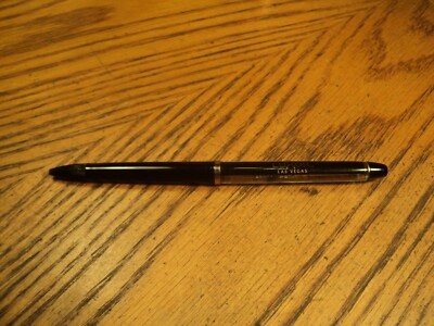 Vintage Floaty Ballpoint Pen  Luxor  Las Vegas  5-7/8'' Long Unbranded Denmark