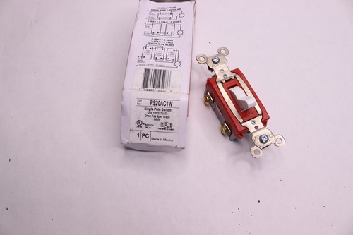 Heavy Duty Grade Toggle Switch 1-Pole 20/277V PS20AC1-W