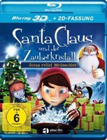 Santa Claus Und Der Zauberkristall Jonas Rettet Weihnachten ( Blu-Ray 3D ) Neu