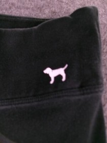 Pink Victoria Secret Pants Womens Small Black Yoga Legging Workout Athletic Gym