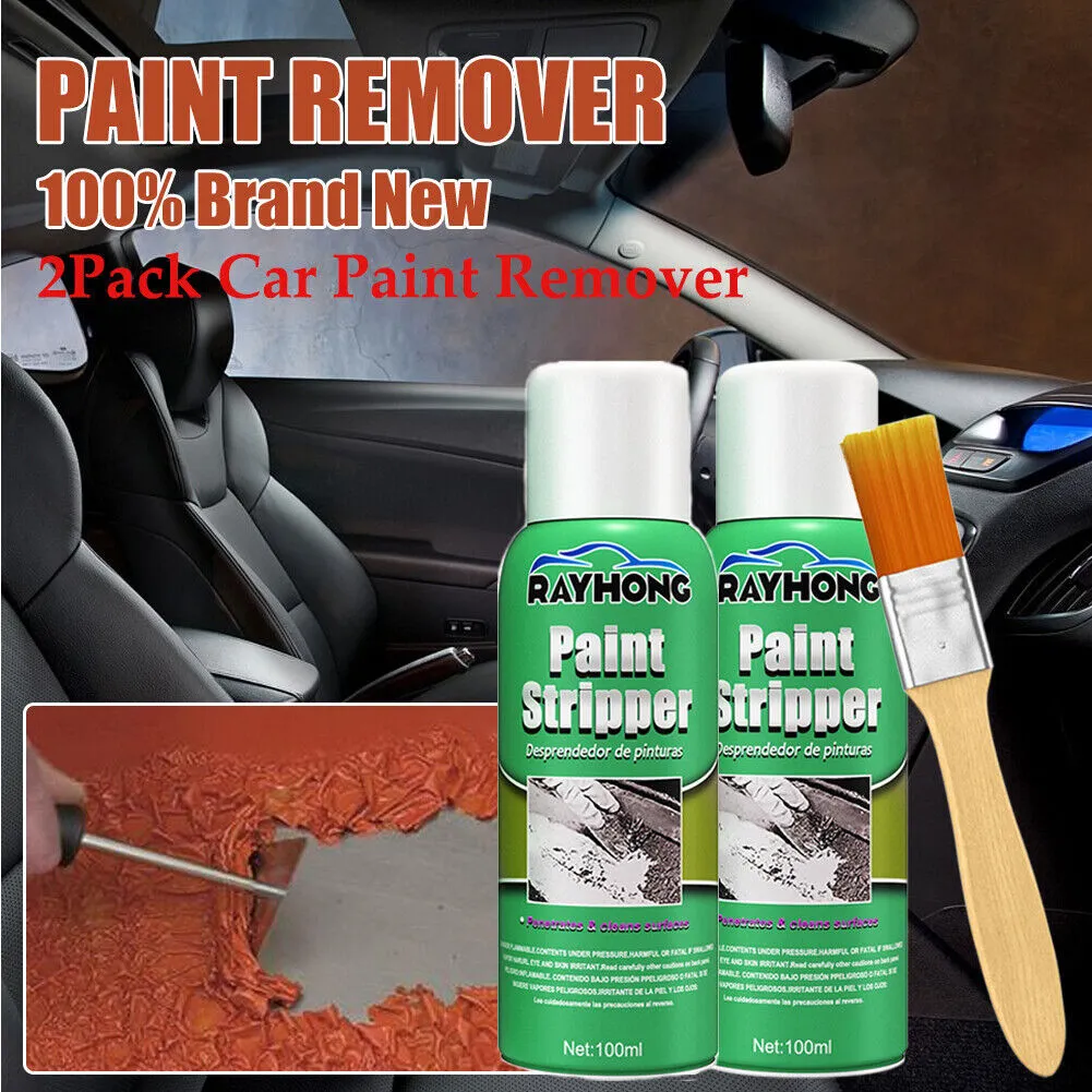 2Pack Car Paint Remover Metal Surface Paint Stripper for Auto Wall Paint