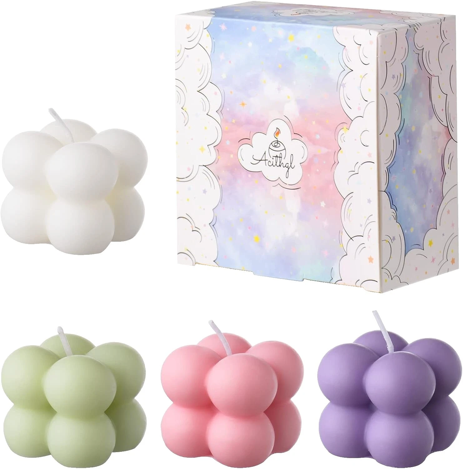 Soy Wax Floral Small Décor Candles