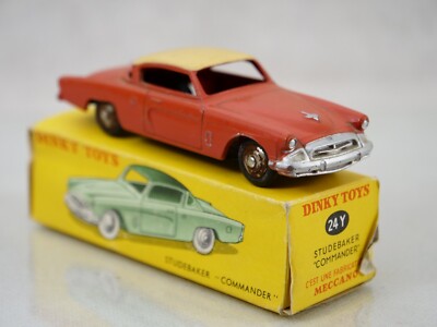 Voiture Miniature Dinky Toys Studebaker Commander - 1:43, Vintage, Fabriqué En France