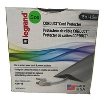 Legrand CDG-15 New in Box Cord protector Wire Grey - Made in USA.