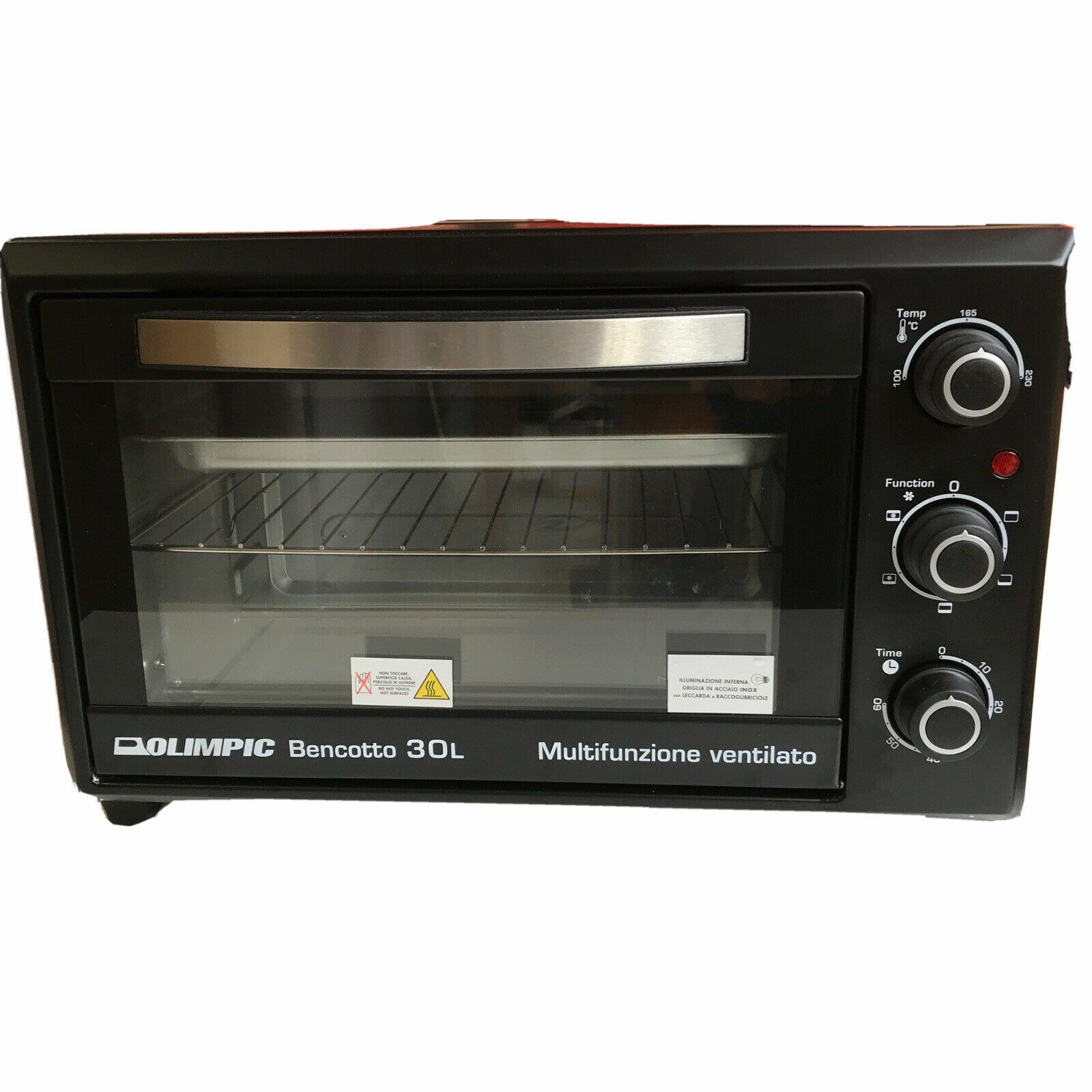 Forno elettrico multifunzione Ventilato Olimpic Bencotto 30 lt seconda  scelta | Acquisti Online su eBay