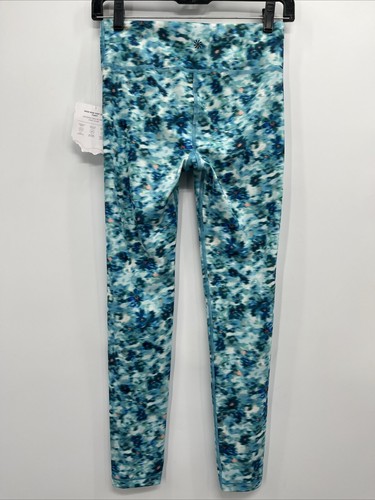 Athleta Girl Ultra High Rise Chit Chat Lily Pond Aqua Tight Size 14 / XL 658286 - Picture 7 of 11