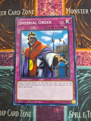 Yu-Gi-Oh! Imperial Order SDRR-EN040 Common 1st Edition Near Mint