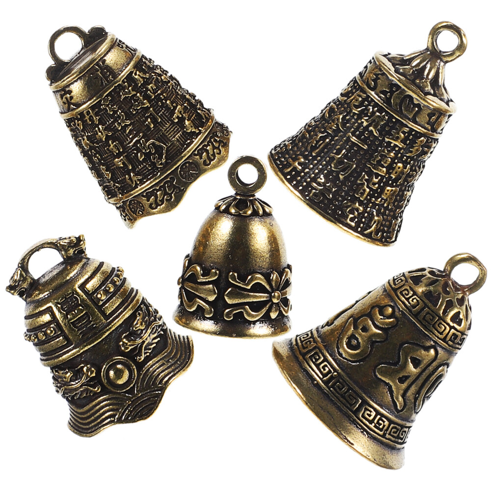 Lot De 20 Clochettes Vintage En Bronze Avec 10 Porte-clés, Clochettes En Cuivre Pour Briser La Maison, Dressage De Chien, Fabrication De Carillons éoliens