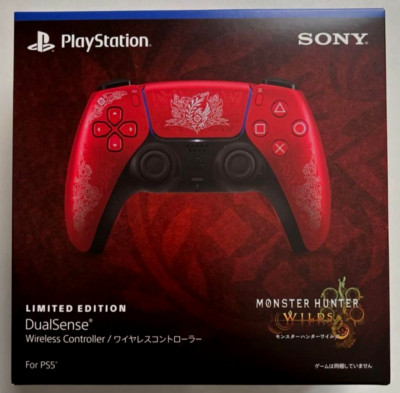 Sony PS5 DualSense Wireless Controller Monster Hunter Wilds Limited Edition New