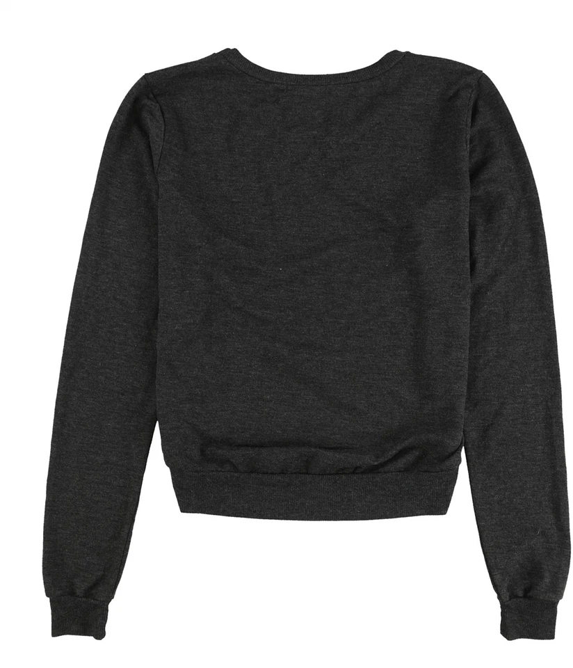 dELiA*s 女式蝴蝶运动衫,黑色,中号 — 第 2/2 张图片