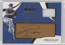 2020 Immaculate Debut Moments Relics Tan Leather 77/99 Joe Palumbo Auto 0o87