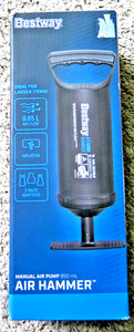 Bestway Air Hammer Manual Air Pump 850 mL Hand Pump New