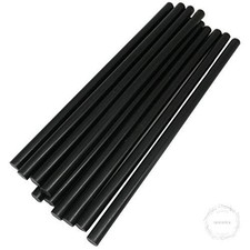 Pack of 100 Black 7mmx200mm Hot Melt Glue Sticks Strips Melting Adhesive for Han 0.22 per gallon