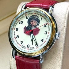 Vostok Vintage Yuri Gagarin Watch Mechanical Men's Star Soviet Space Ship 90s
